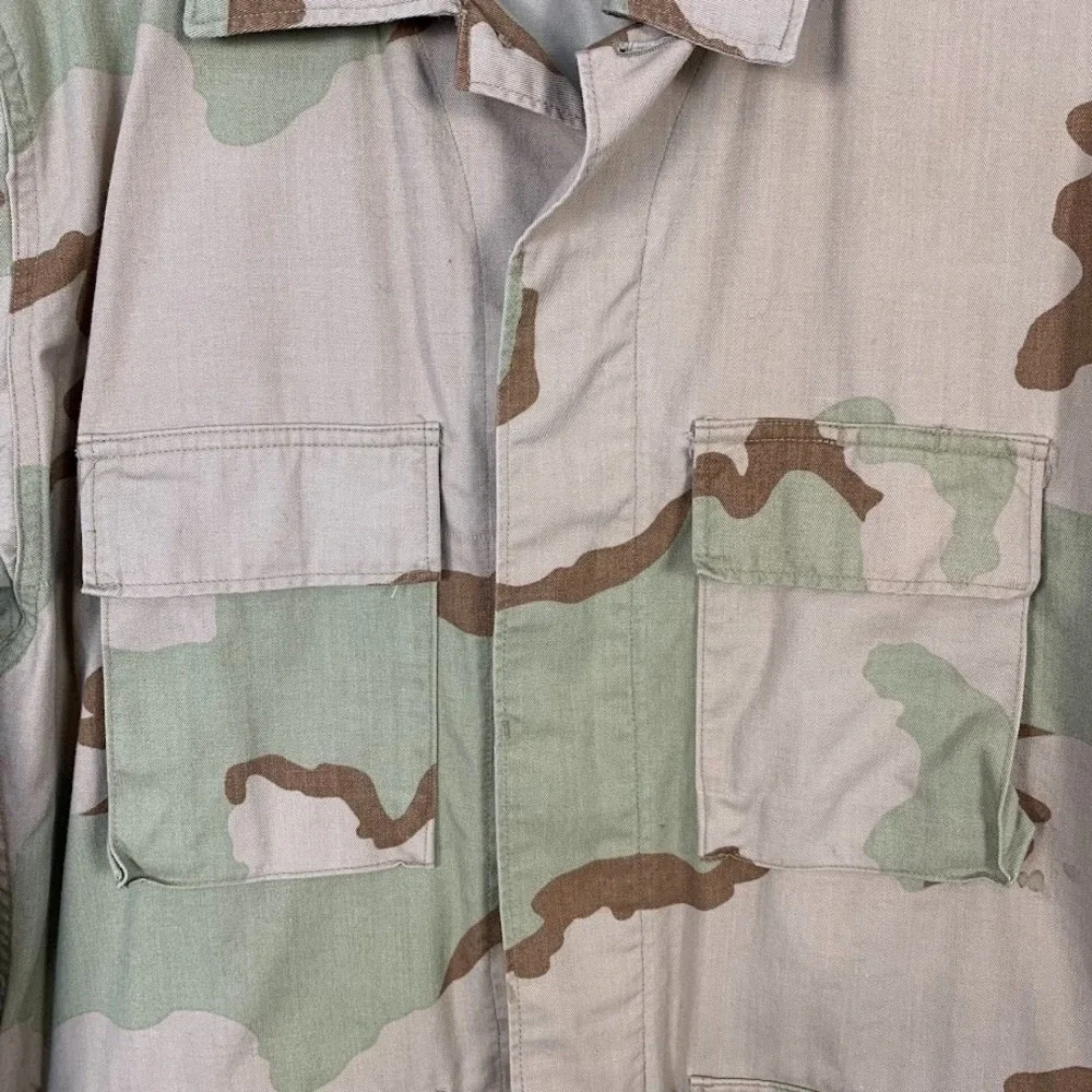 Vintage Military Desert Camo Pattern Jacket Combat‎ Utility Men's Medium